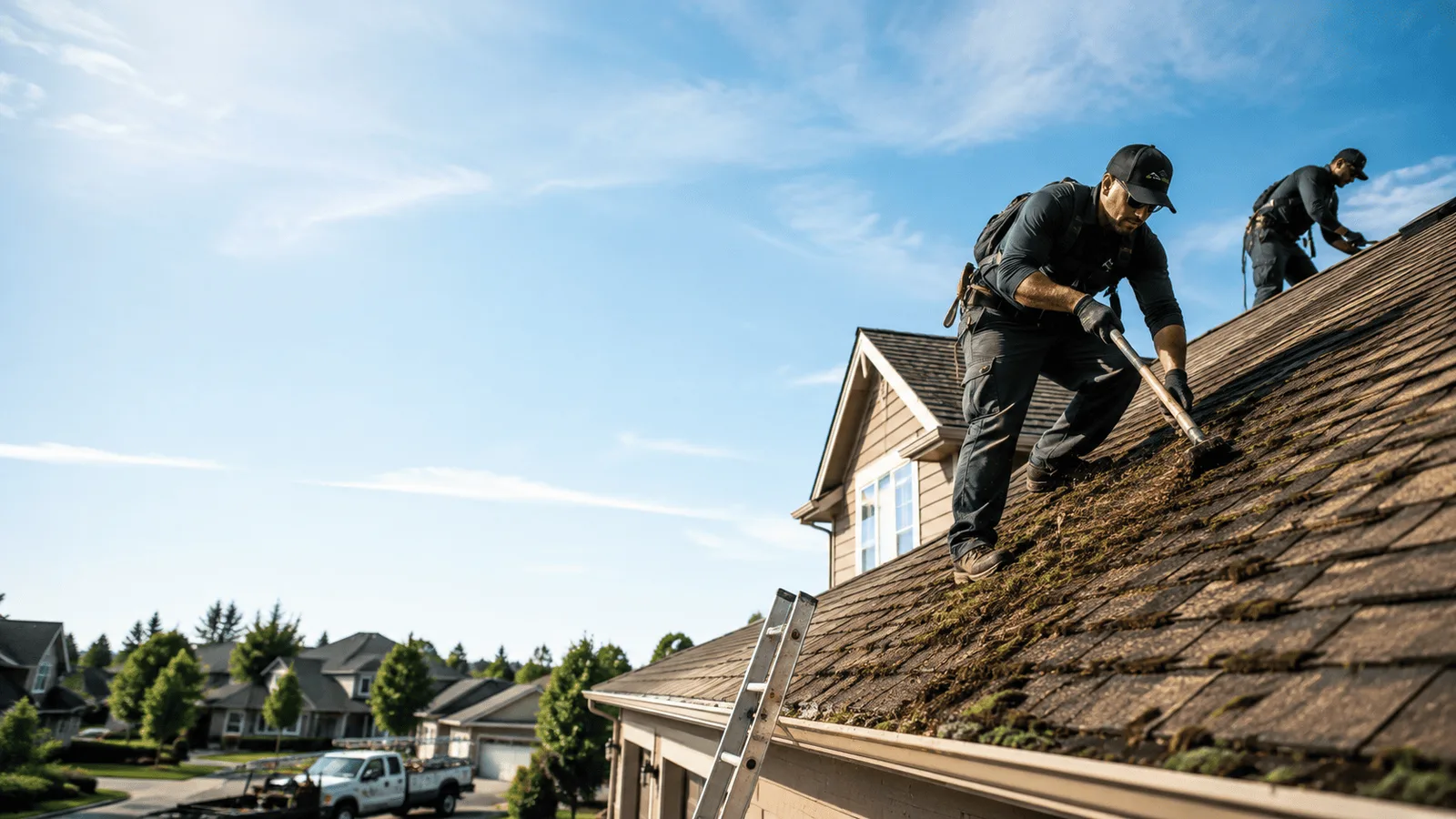 Roof Moss Removal in Olympia, WA near me